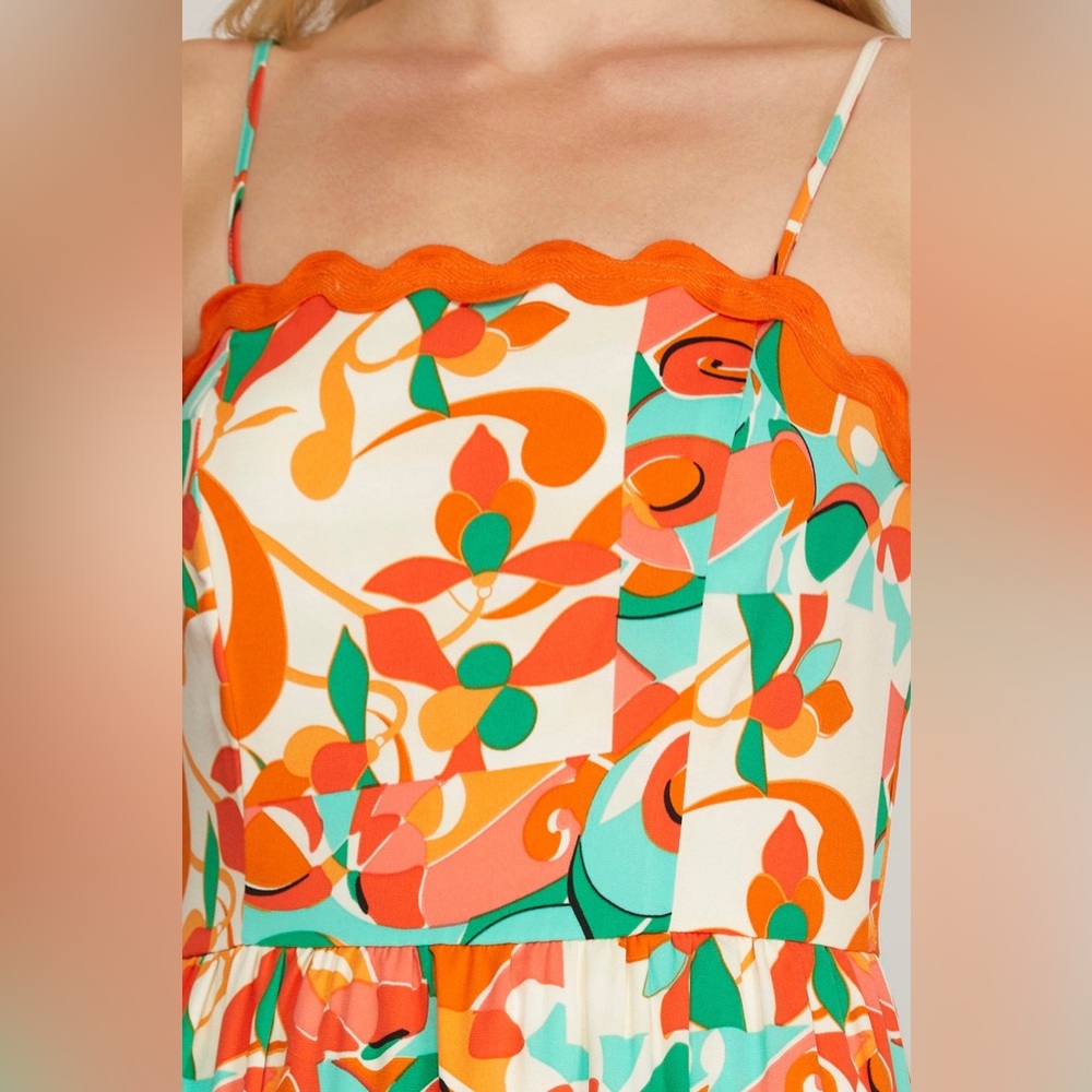 Peachy Keen Midi Dress - Picture 3 of 16